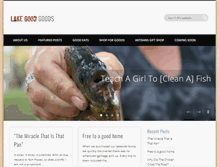 Tablet Screenshot of lakegoodgoods.com